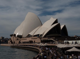 Sunset Time at Syndey Opera House